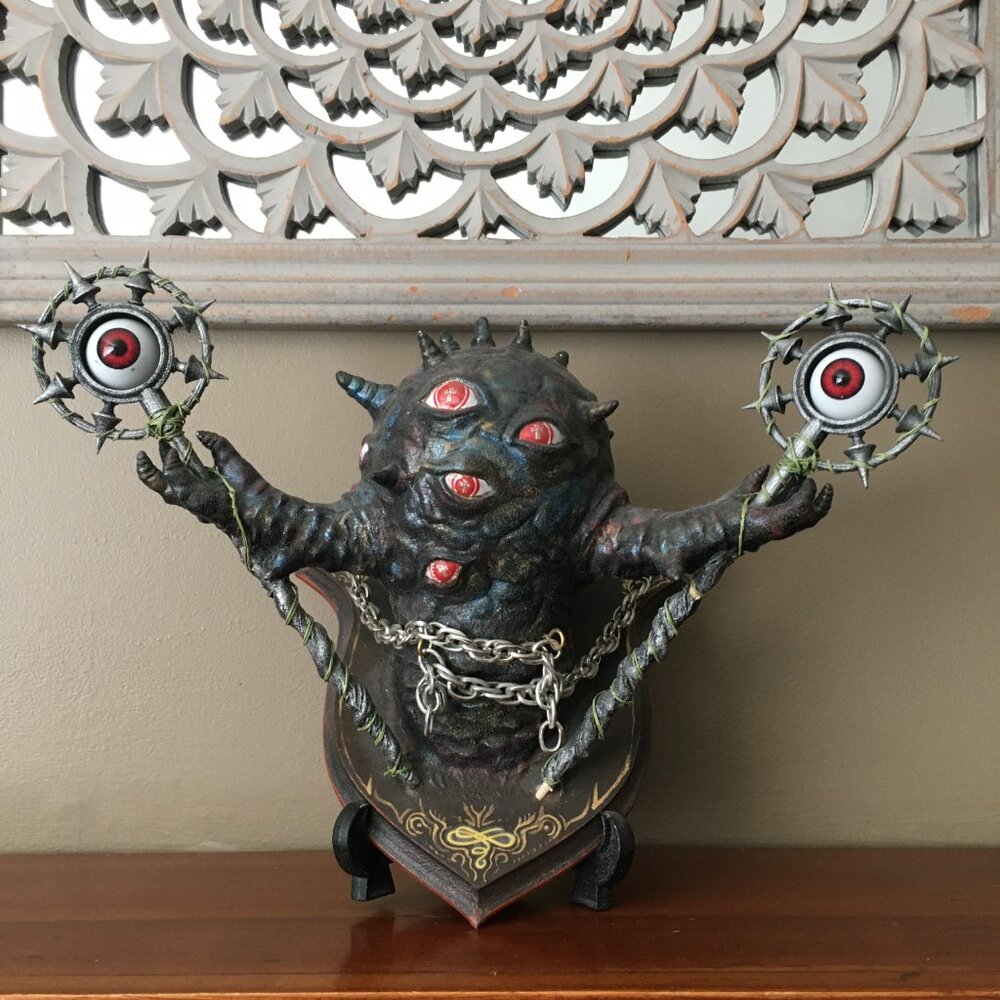 Maxtoy Eyezon Sofubi Custom One-Off Hand-Painted by Cyber Carpenter 1/1